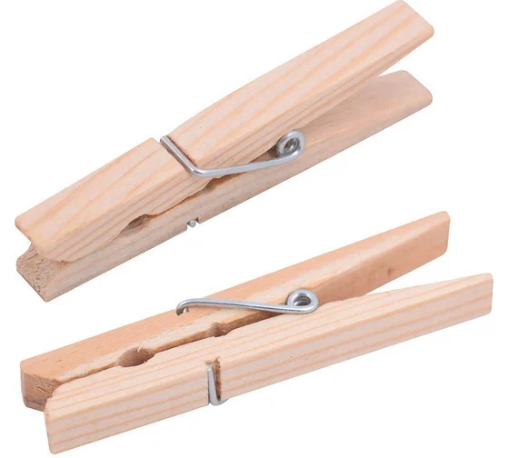 Прищепки 20шт дерево FL75-65