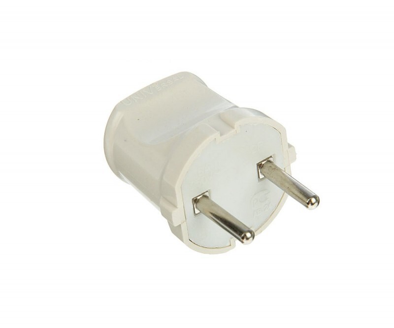 Вилка эл. б/з белая