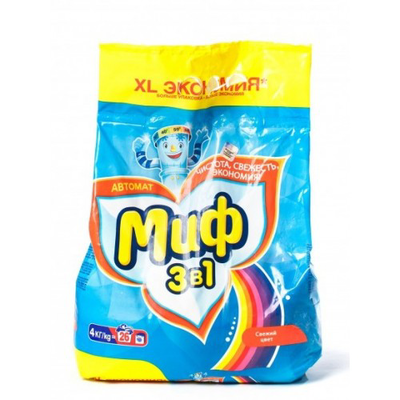 Порошок стиральный МИФ  "Свежий цвет" автомат 4 кг