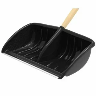 Лопата снеговая «Полюс» с метал план и чер, ручк 380х600мм