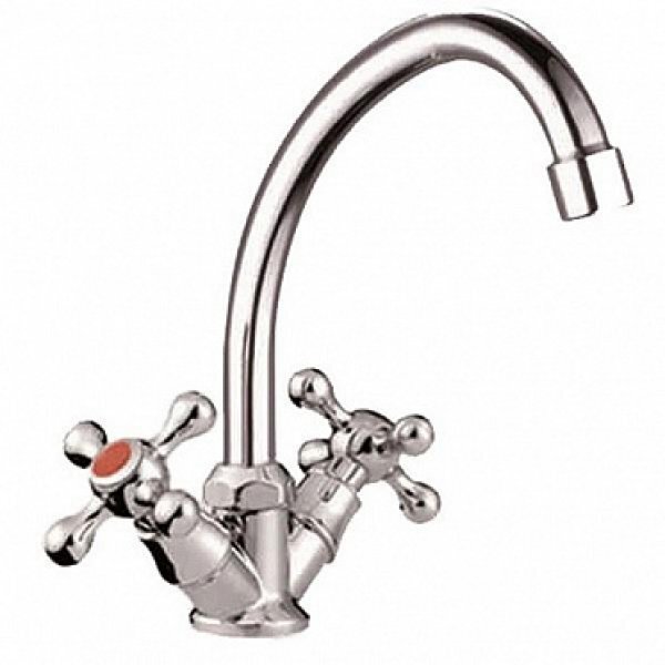 Смеситель для кухни DIKALAN D57Е36 серый