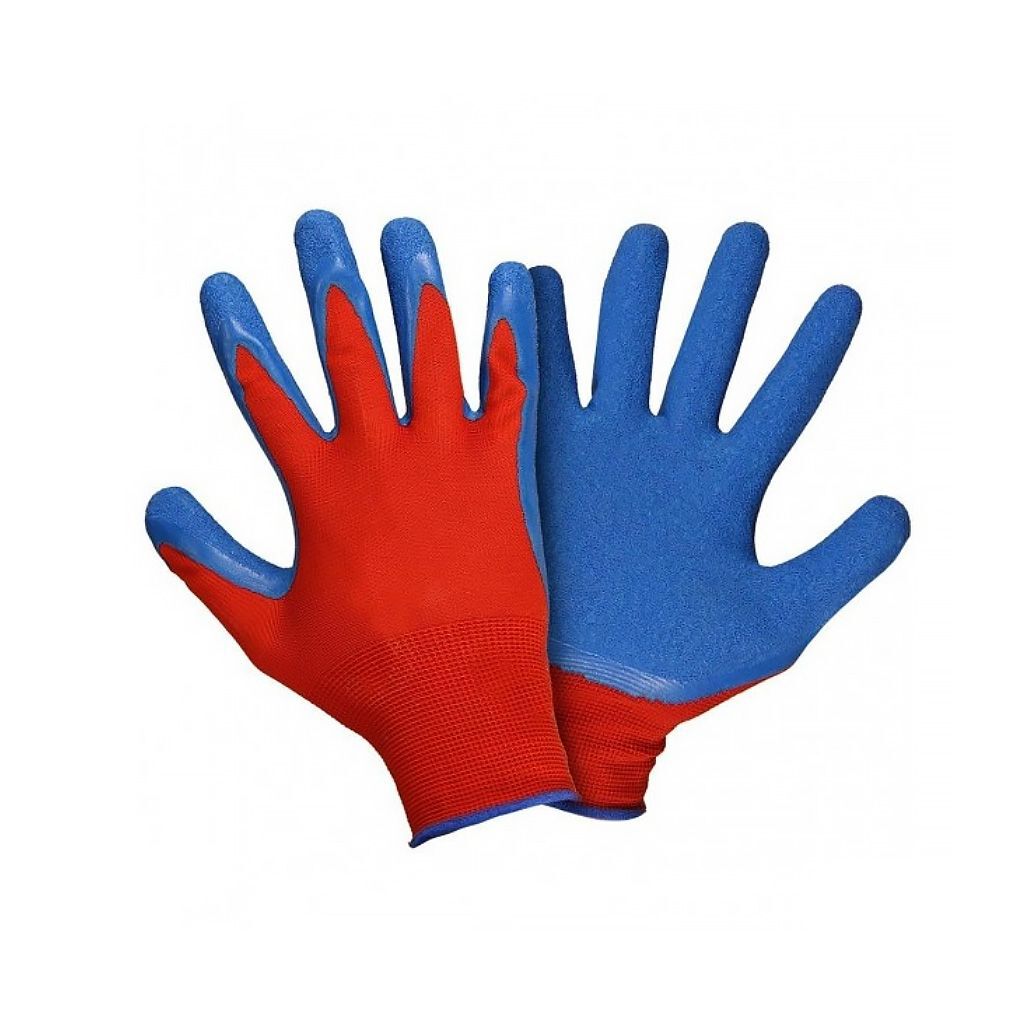 Перчатки нейлон латекс вспененный синие