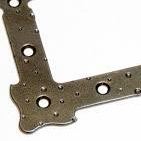 Уголок декор. крепеж.160*160*2мм бронза