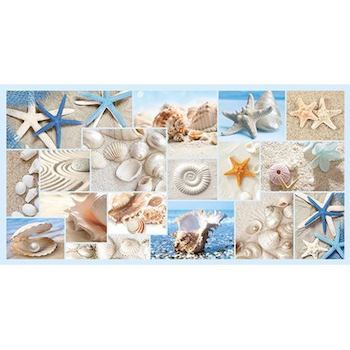 Панель стеновая ПВХ "Мозаика пляж" 955х480х3мм