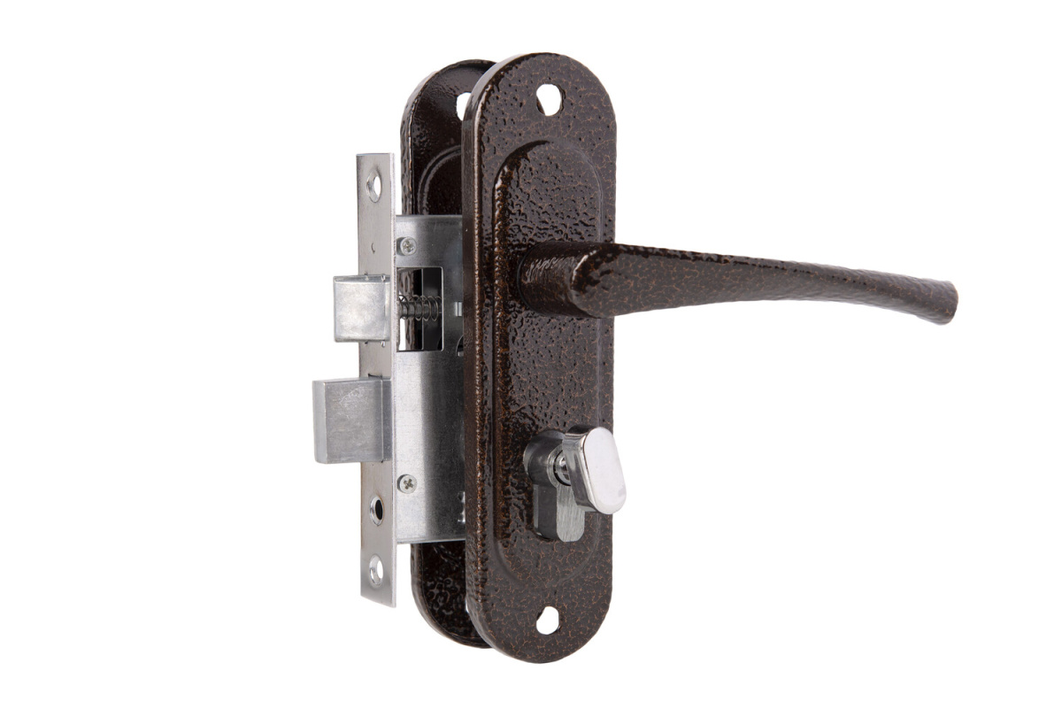 Замок врезной ЗВ 4-50.01 "ЗЕНИТ" медь