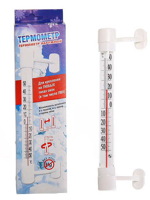 Термометр сувенирный наружный на липучке ТСН-5