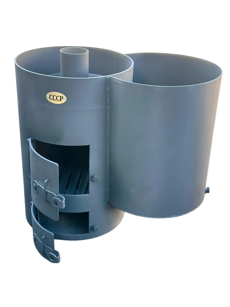 Печь банная "Круглая" 8 мм с приварным баком