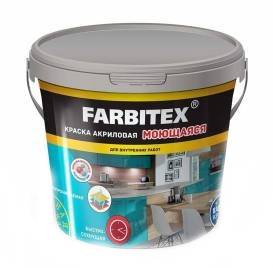 Краска FARBITEX акриловая моющаяся 13 кг