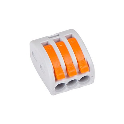 Клемма соед. 3-х проводн. 222-413 двухстор