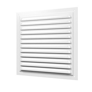 Решетка металлическая 125*125мм белая