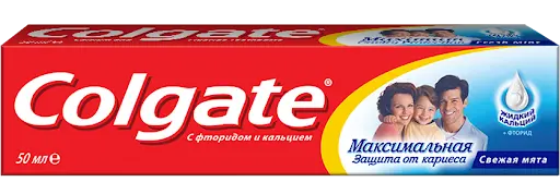 Зубная паста КОЛГЕЙТ 100мл Защита от кариеса з/п св.м.