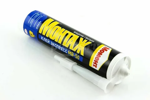 Клей МОМЕНТ "Монтаж МВ-50 экспресс" жид.гвозди бел. 400г