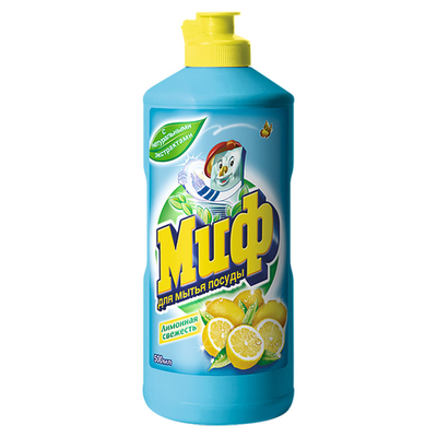 Средство для мытья посуды МИФ "Лимонная свежесть" 500 мл