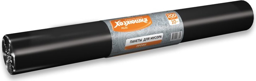 Пакеты для мусора ХОЗЯЮШКА МИЛА "Профи" 10 шт. 200 л