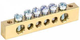 Шина нулевая 8х12мм 6 иэк