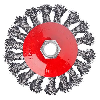 Щетка метал. д/УМШ ЕРМАК 100мм М14 тарелка круч.