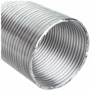 Воздуховод гофрированный гибкий алюмин. D100мм L до 1,5м