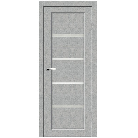 Дверное полотно Биланчино (800*2000 бетон снежный) ПВХ (без коробки и наличников)