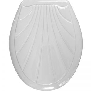 Сиденье д/ун. Ракушка белое (арт.104-403-00-01)