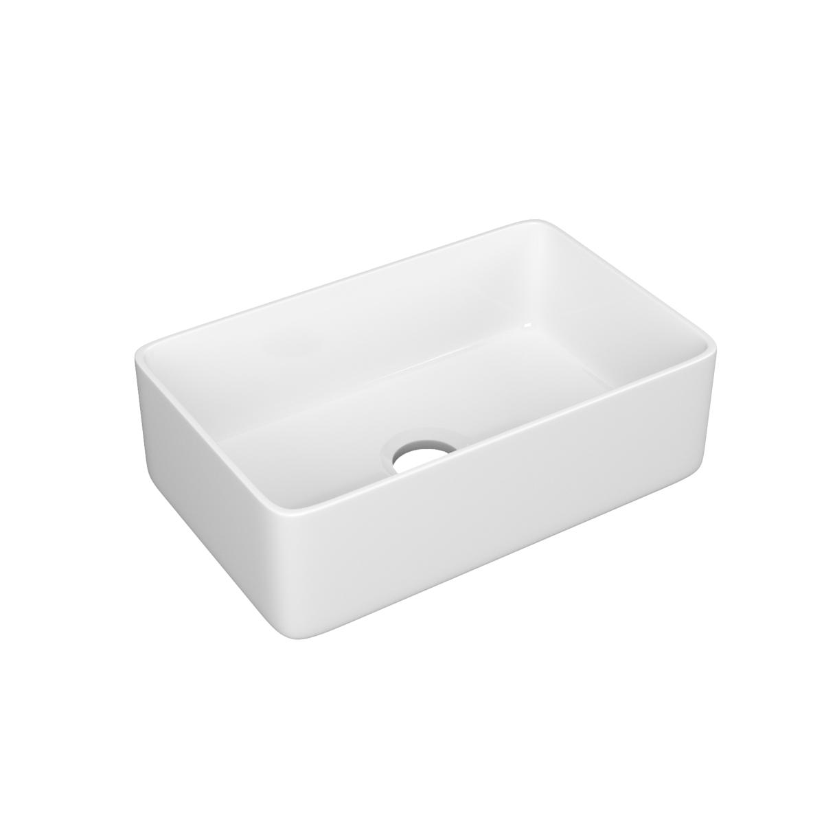 Умывальник мебел. накл. KNOIS прямоугольный (475*370*140мм) белый KN802500