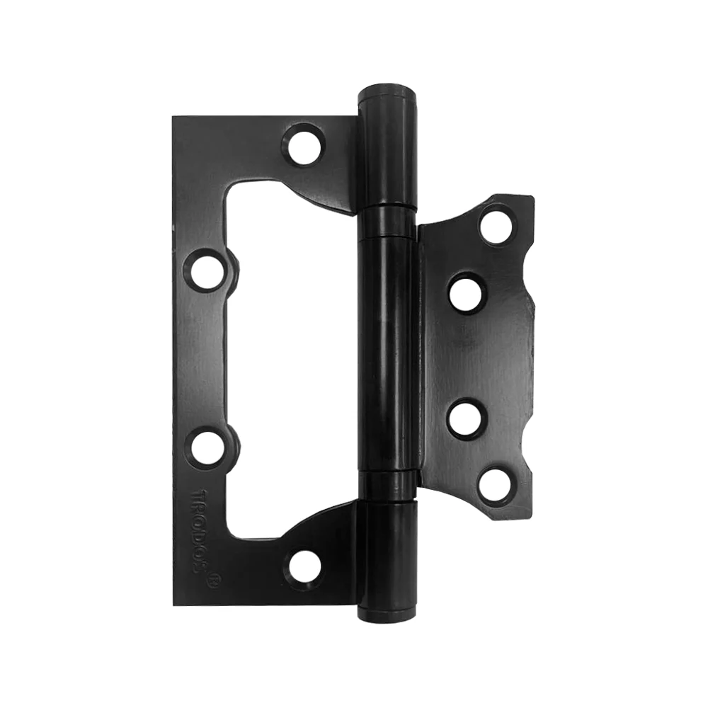 Петля унив. "TRODOS" 100х75х2.5 без врезки б/к хром