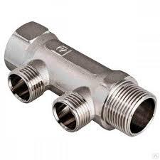 Кол. Valtec нар. резьба 2вых 1"х1\2" НИКЕЛЬ VТс.500.N.0602