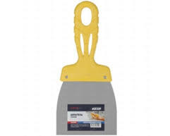 Шпатель АКОР гладкий с антикоррозийным покрытием 80 мм нержавеющая сталь