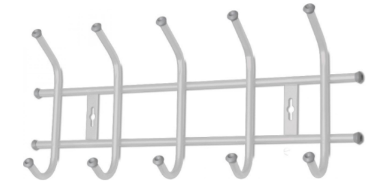 Вешалка Ника-Премиум 4 ВНП4 медный антик