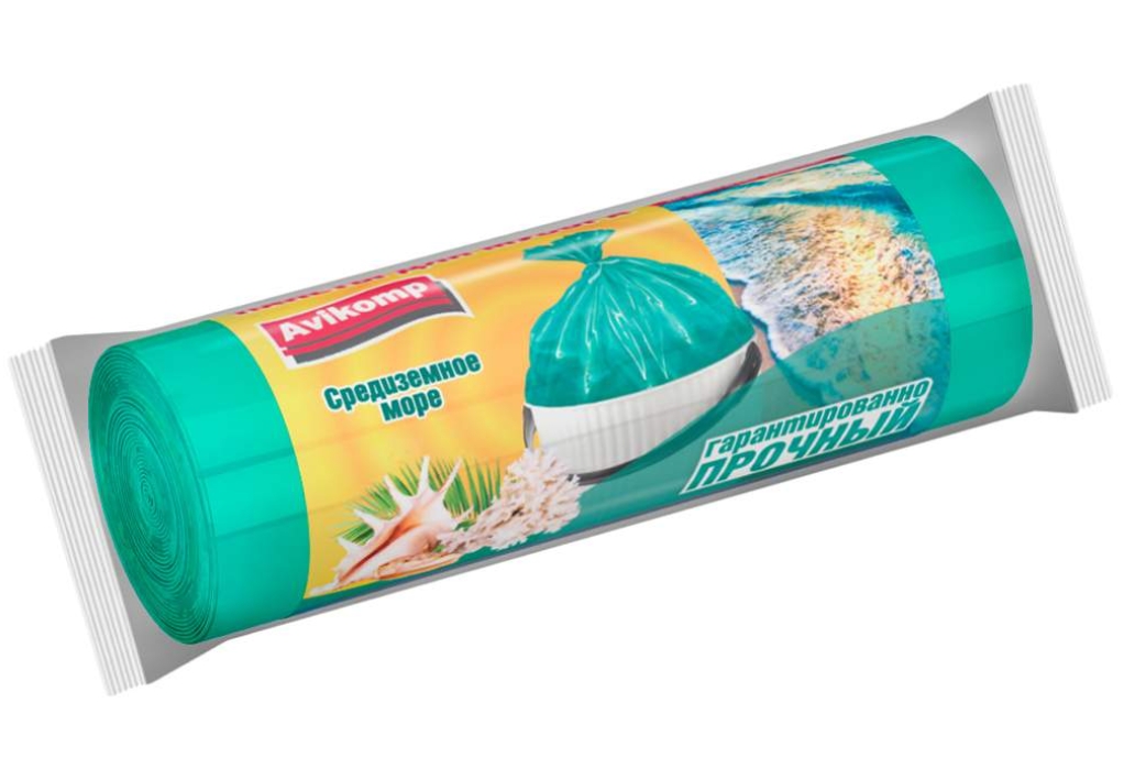 Пакеты д/мусора AVIKOMP "Средиземное море" ароматизированные 30 л 20 шт
