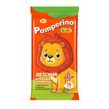 Салфетки влаж. Pamperino детские Kids с ромашкой 15шт
