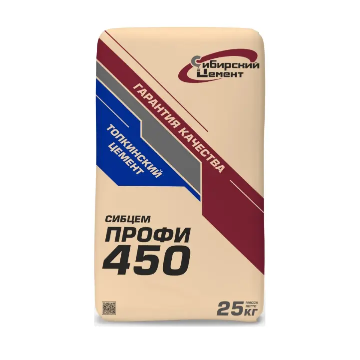 Цемент ПЦ-450/25кг (32,5Б)