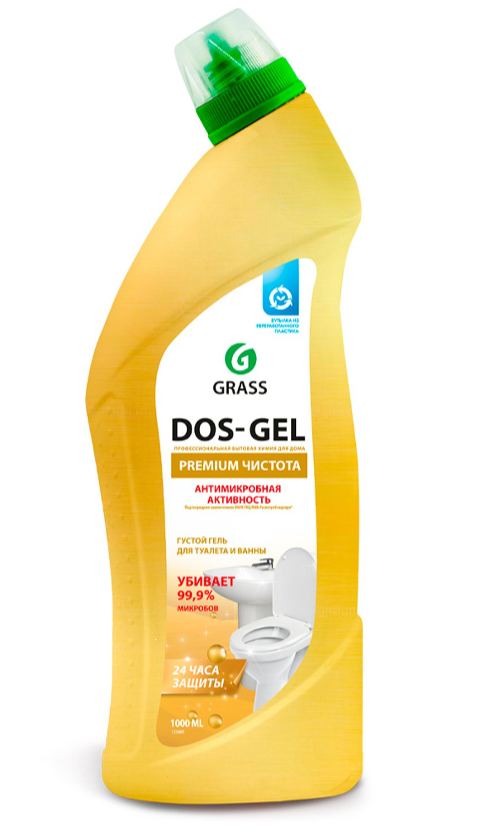 Чистящее GRASS "Dos Gel Premium" для туалета и ванны 1000 мл