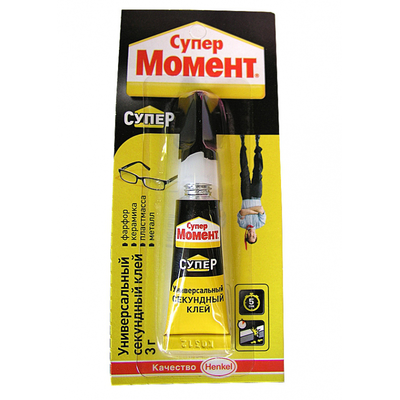 Клей МОМЕНТ "Супер" универсальный секундный 3 г