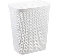 Корзина 35,0л д/белья ПИРУЛА Белый М2614