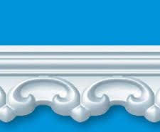 Плинтус потолоч. 1,3м/13023/70 (волна)
