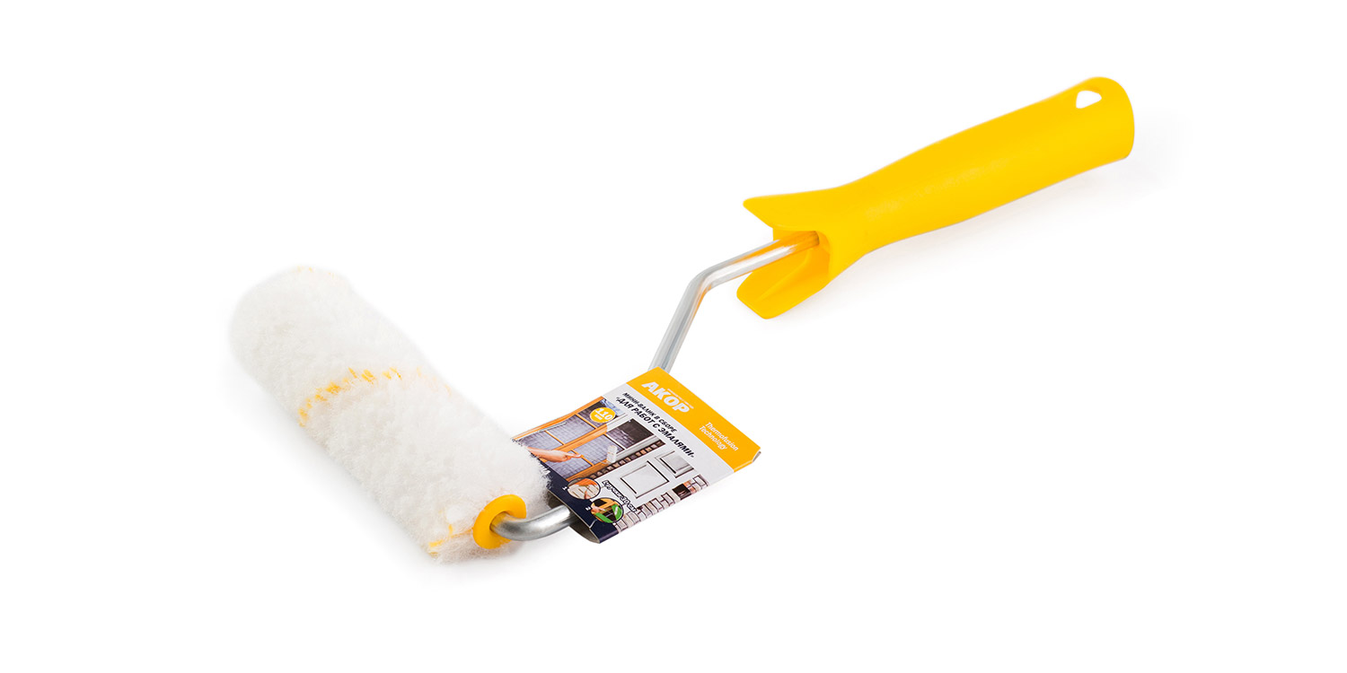 Мини-валик 110мм АКОР д/работ с эмалями полиамид