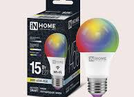 Лампа светод. IN HOME 15Вт 230В димм. E27 3000-6500К умная
