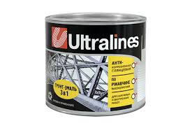 Грунт-эмаль ULTRA LINES 3в1 по ржавчине красная 1.8 кг