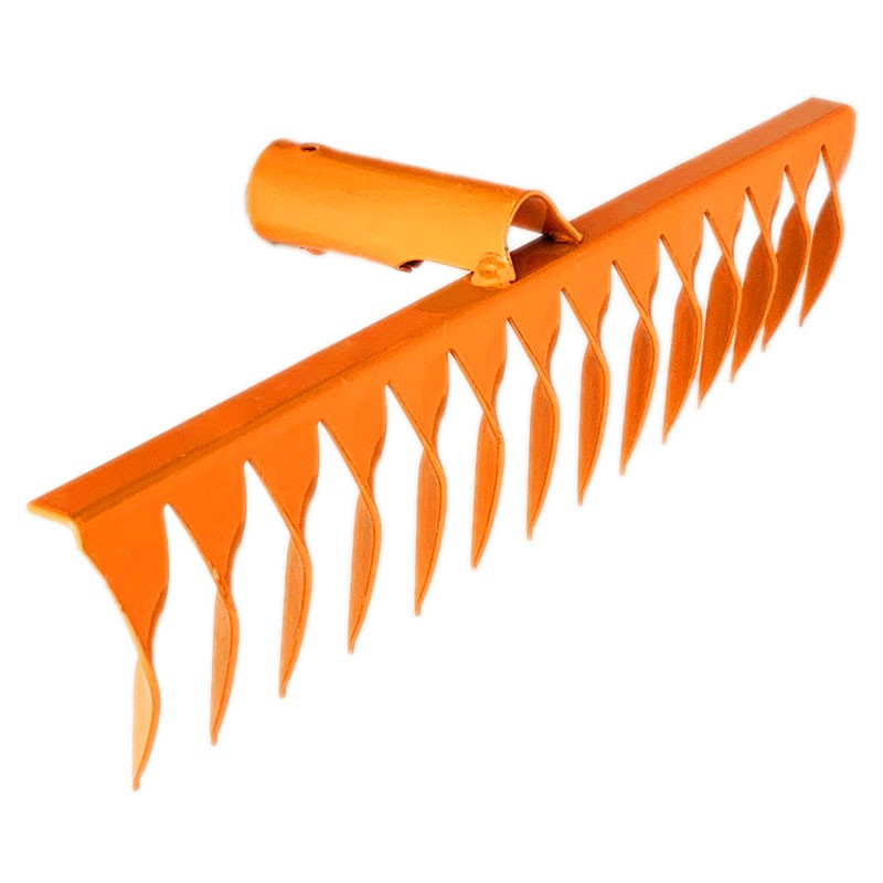 Грабли витые 16-зубые ГВ-16 47,5 см оранжевые