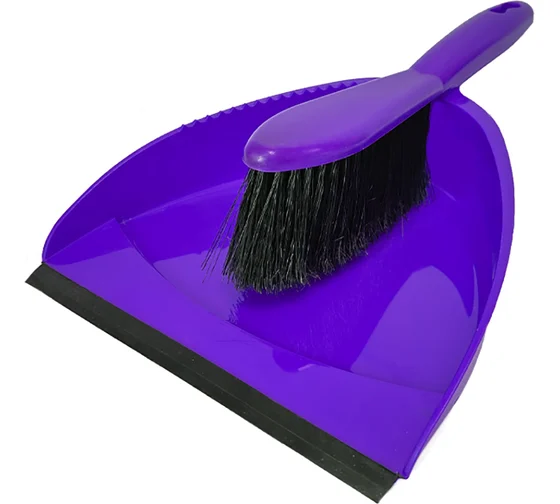 Совок с резинкой +щетка-сметка