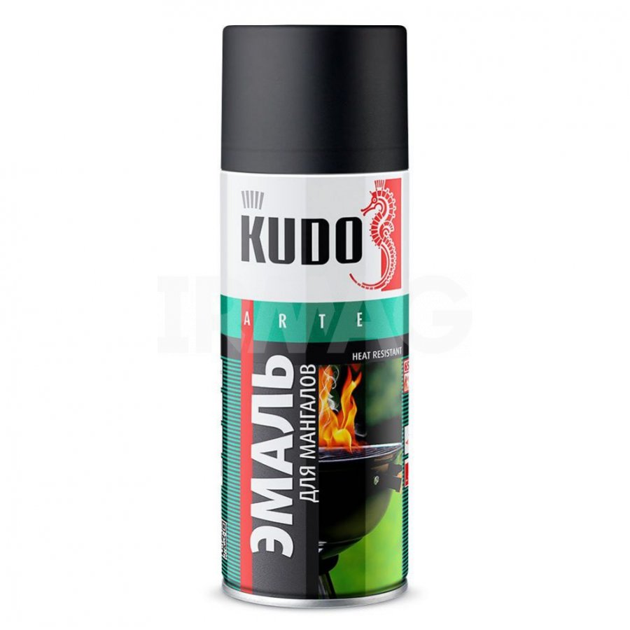 Эмаль KUDO KU-5122 термост. для мангалов черная
