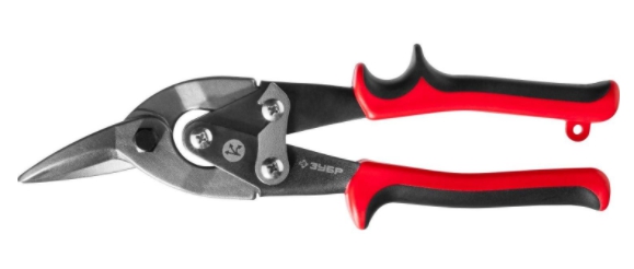 Ножницы ЗУБР правые ножницы по металлу, 250 мм