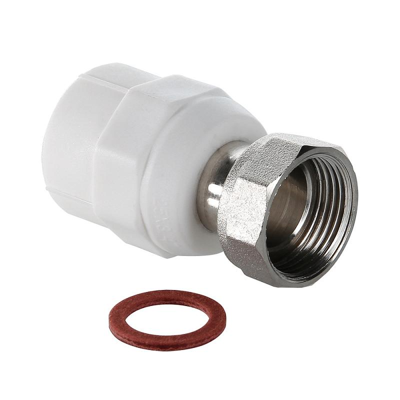 Муфта ПП Valtec 25*1" с накидной гайкой VТр.708.0.02506(КМ)