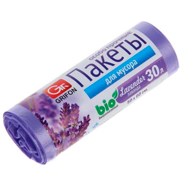 Мешки для мусора VESKA с ароматом лаванды 30 л 30 шт