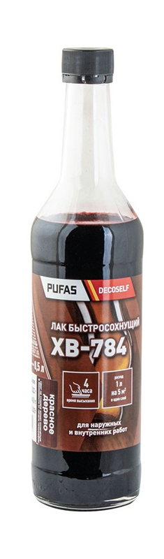 Лак DECOSELF "Pufas" ХВ-784 палисандр 500 мл