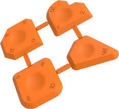 Набор DЕCOR резиновых шпателей для формирования швов