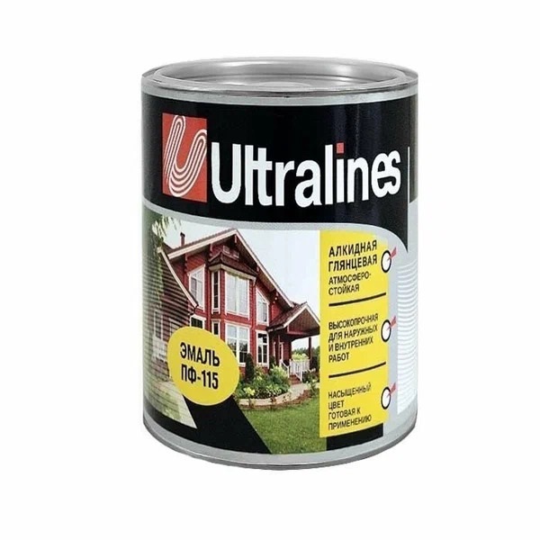 Эмаль ULTRA LINES ПФ-115 бирюзовая 0.8 кг