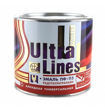 Эмаль ULTRA LINES ПФ-115 голубая 1,8кг