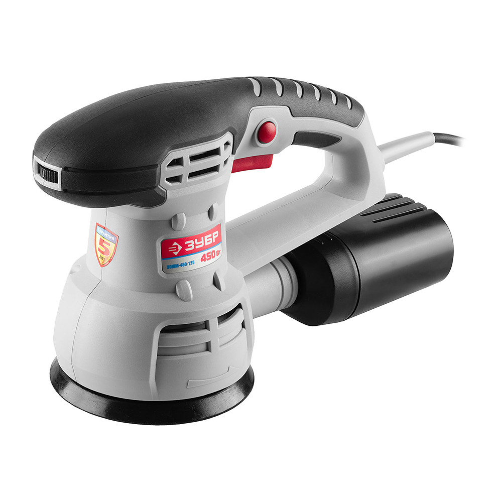 ЗУБР машина шлифовальная  ЗОШМ-450-125 орбитальная 450Вт НСК