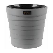 Кашпо "Бархан" 7,5л Серый жемчуг